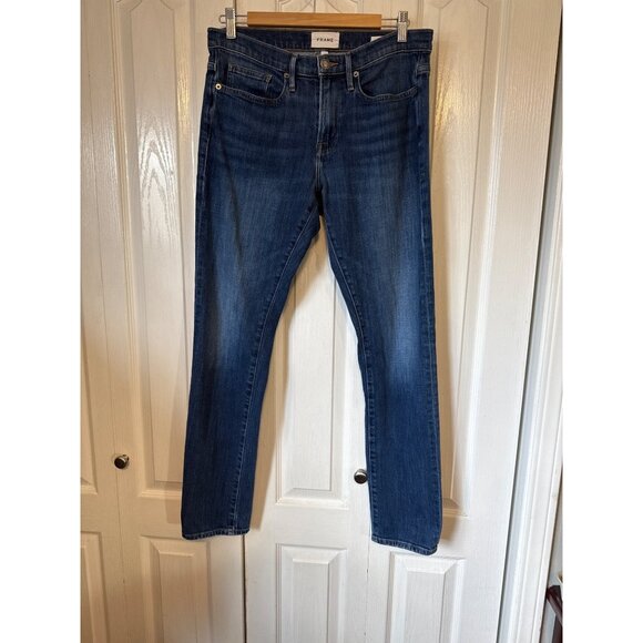Frame LHomme Slim Jeans For Men's Size 31 Medium Wash Denim - Picture 1 of 6